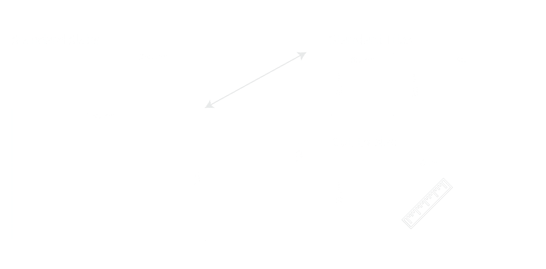 Natural Stone tiles and slabs sizes